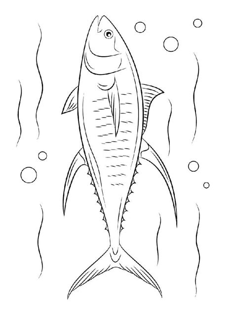 tuna fish coloring pages