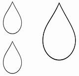 Drop Template Clipart Raindrop Teardrop Tear Shape Outline Raindrops Printable Clip Shapes Water Droplet Cliparts Vector Earrings Leather Faux Coloring sketch template