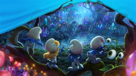 smurfs  lost village  hd movies  wallpapers images