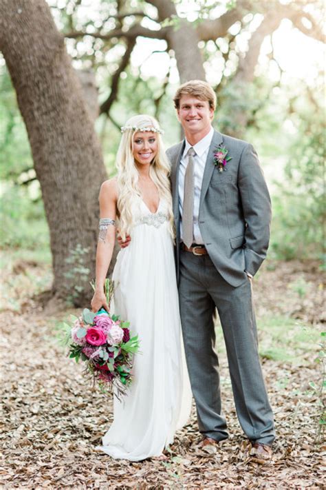 boho chic austin wedding featuring davy gray blaze jaxon