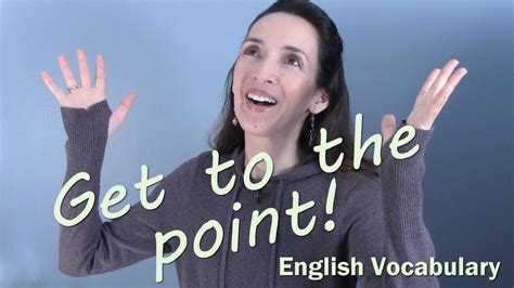 point   common expressions  english youtube