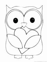 Owl Coloring Pages Preschool Printable Color Owls Cute Getcolorings Baby Print sketch template