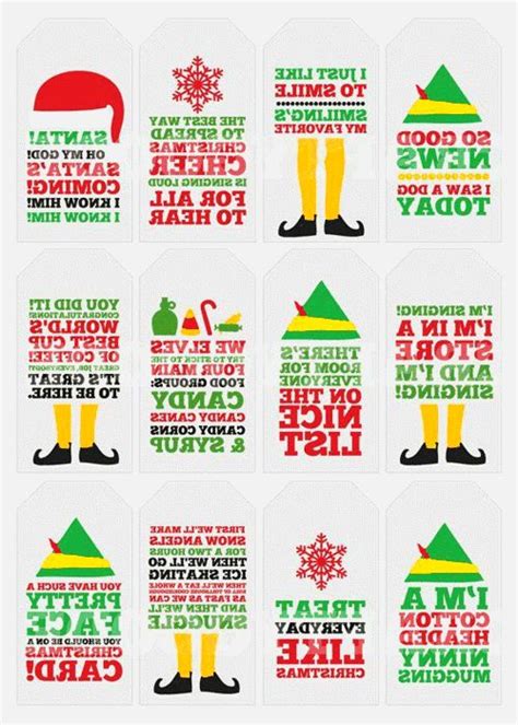 lottery ticket gift ideas christmas gift tags printable elf quotes
