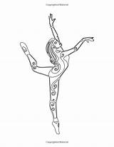 Amazon Dancers Graceful sketch template