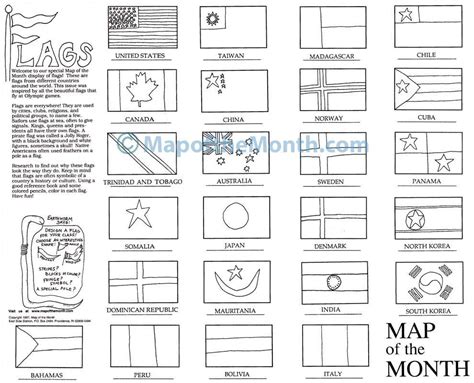 world flags coloring pages coloring easy  kids