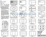 Flags Countries Sheets Worksheets Mapofthemonth sketch template