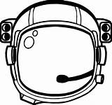 Astronaut Helmet Wecoloringpage sketch template