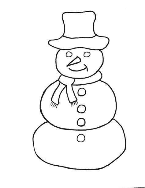 christmas snowman drawing  getdrawings