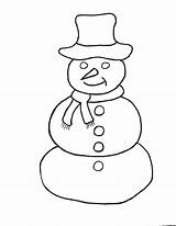Snowman Coloring Drawing Simple Christmas Pages Drawings Frosty Kids Winter Easy Cute Snowmen Color Clipart Printable Print Getdrawings Scarf Paintingvalley sketch template