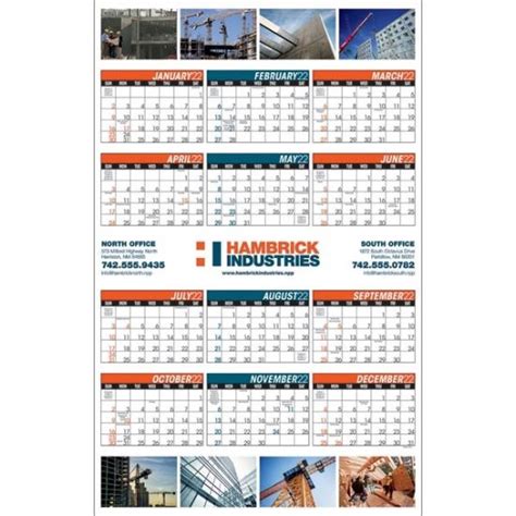 full color span  year  calendar
