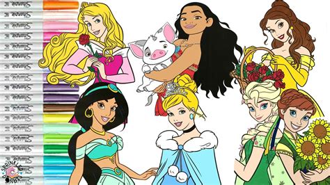 Disney Princess Coloring Book Compilation Aurora