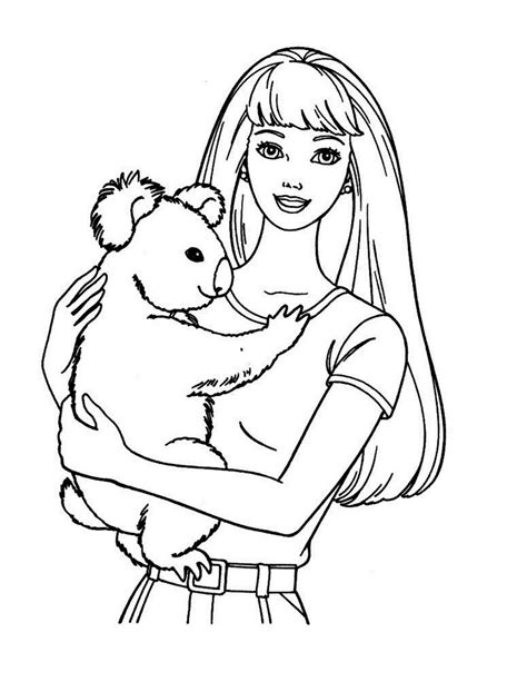 barbie coloring pages