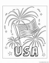 Coloring4free Patriotic Coloring Pages Fireworks Flag Usa Related Posts sketch template