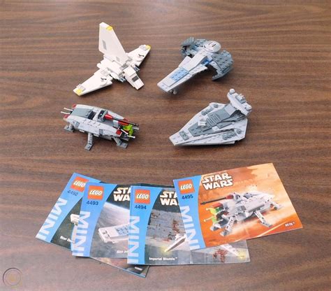 lego star wars mini sets  sets   bonus vehicles   instructions