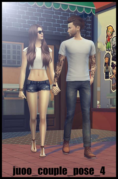 Downloaded Couple Poses 4 By Juoo9082 The Sims Poses