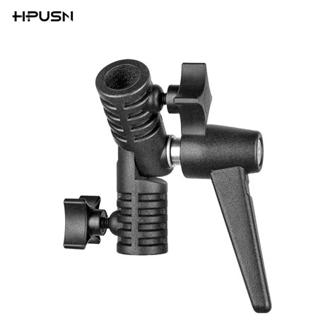 hpusn  professional boom arm grip extension pole clamp telescoping rod accessory swivel