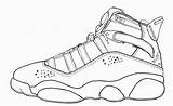 Jordan Coloring Drawing Air Shoes Pages Shoe Basketball Drawings Michael Book Printable Kd Template Jordans Nike Sketch Print Retro Sheets sketch template