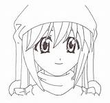 Lied Elfen Nyu Lineart Coloring Deviantart Pages Anime Sketch Template sketch template