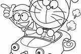 Nobita Coloring Doraemon sketch template