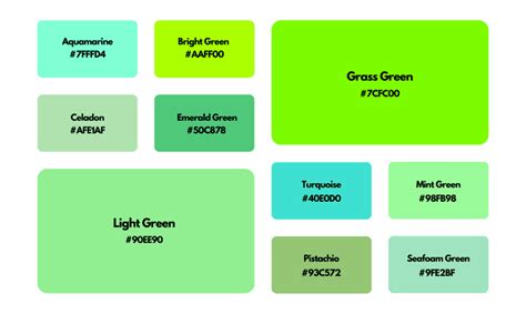 light green colors explained eggradientscom