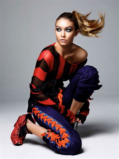 Gigi Hadid Photo Shoot For Vogue Magazine China March