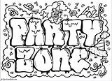 Graffiti Coloring Pages Swag Getcolorings Printable sketch template