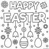 Easter Coloring Pages Printable Egg Printables Happy Spring Flowers Colouring Fun Sheets Print Worksheets Kids Themed Bunny Kindergarten Family Prints sketch template