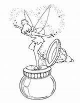 Tinkerbell Coloring Pages Tinker Bell Drawing Clipart Drawings Wonder Flowers Vase Color Friends Vases Came Bottle Disney Kids Christmas Fairy sketch template