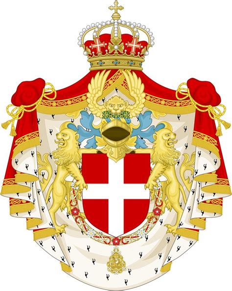 lesser coat  arms   king  italy svg huy hieu