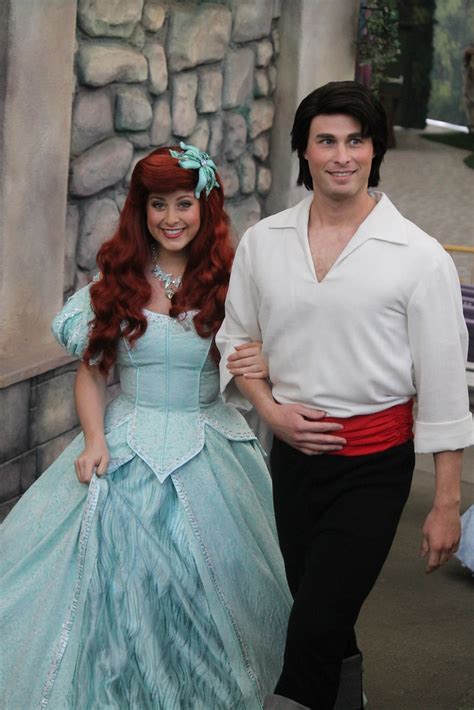 Ariel And Prince Eric On February 14 2012 At The Disney