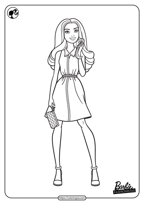 barbie printable coloring pages  printable templates
