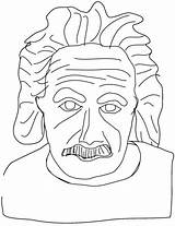 Einstein Albert Coloring Printable Pages Choose Board Template Printables sketch template
