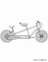 Bike Tandem Coloring Pages Bicycle Drawing Color Print Hellokids Paintingvalley sketch template