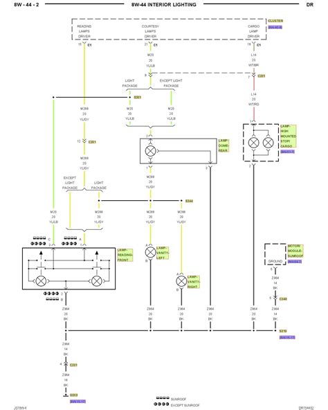 dodge ram  dieseldoor wiring diagram