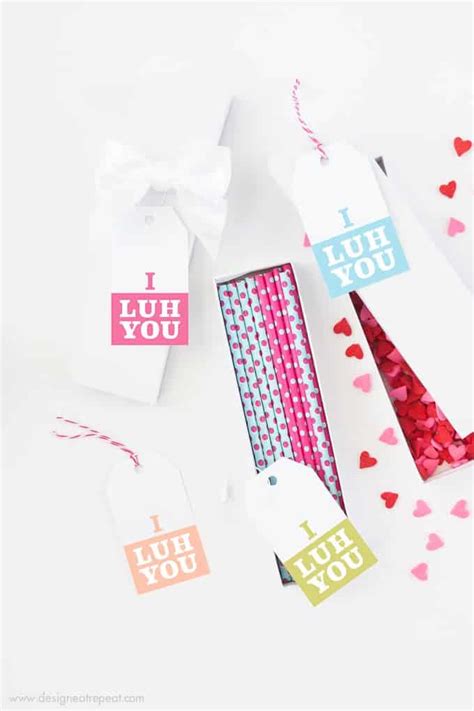 valentines day printable gift tags