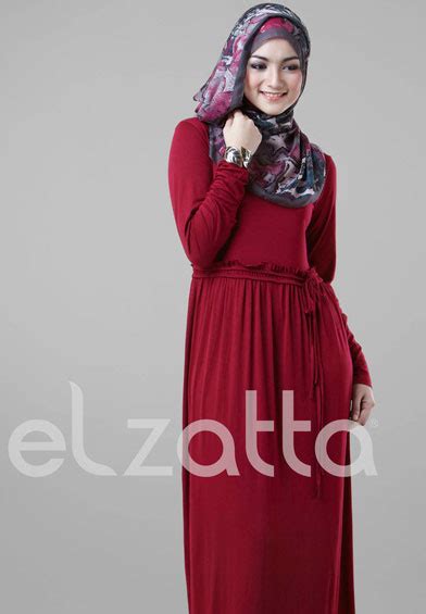 gamis elzatta terbaru  desain elegan jilbab cantik