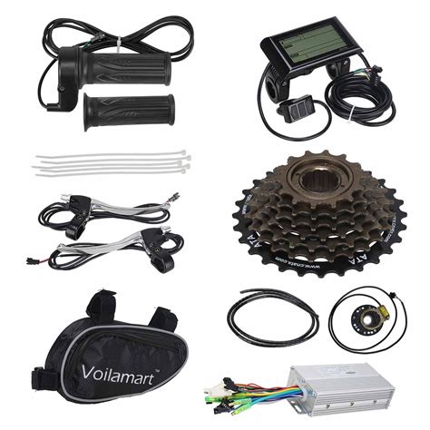 voilamart   electric bike conversion kit ebike hub motor bicycle  bike  rear