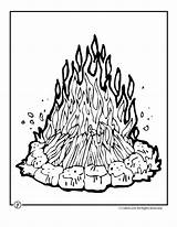 Coloring Campfire Pages Drawing Camping Clipart Fire Camp Cliparts Colouring Kids Library Adults Popular sketch template