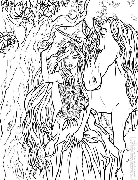 mermaid  unicorn coloring pages shelfkesil