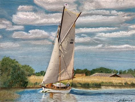 day   broads art painting sailing ships