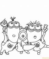 Minions Coloring Minion Pages Despicable Sheets Printable Coloring4free Kids Colouring Printables Print Cartoons Cartoon Drawing Color Disney Adults Info Getdrawings sketch template