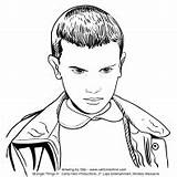 Stranger Things Eleven Coloring Da Colorare Millie Disegni Bobby Brown Drawing sketch template