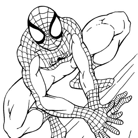 spiderman coloring pages  large images