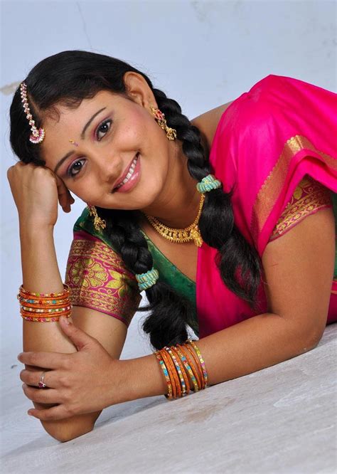 telugu actress amruthavalli half saree photo gallery new
