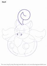 Draw Pumpkaboo Step Pokemon Drawing Teeth Pony Shown Shape sketch template