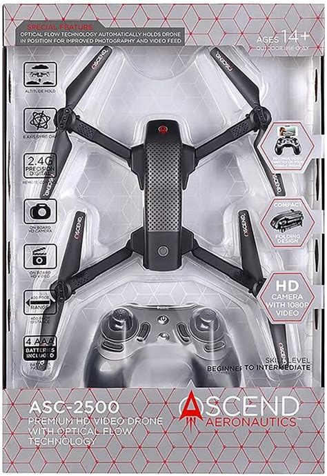 ascend aeronautics asc  premium hd p video drone  gh precision digital gyro