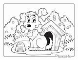 Puppy Kennel sketch template