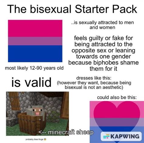 The Bisexual Starter Pack R Starterpacks Starter Packs Know Your