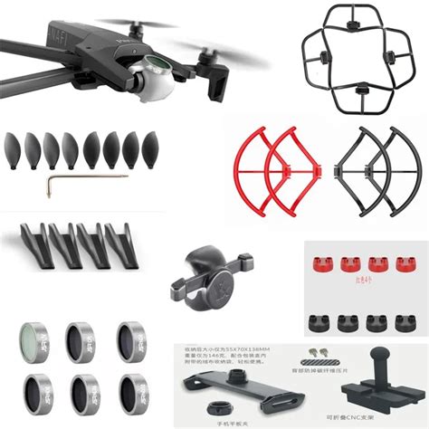 parrot anafi rc drone spare parts propellers blade guard landing gear gimbal protect cover lens
