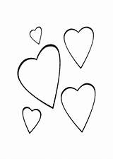 Herzen Ausmalbilder Herz Valentinstag Ausmalen Kostenlose Malvorlagen sketch template